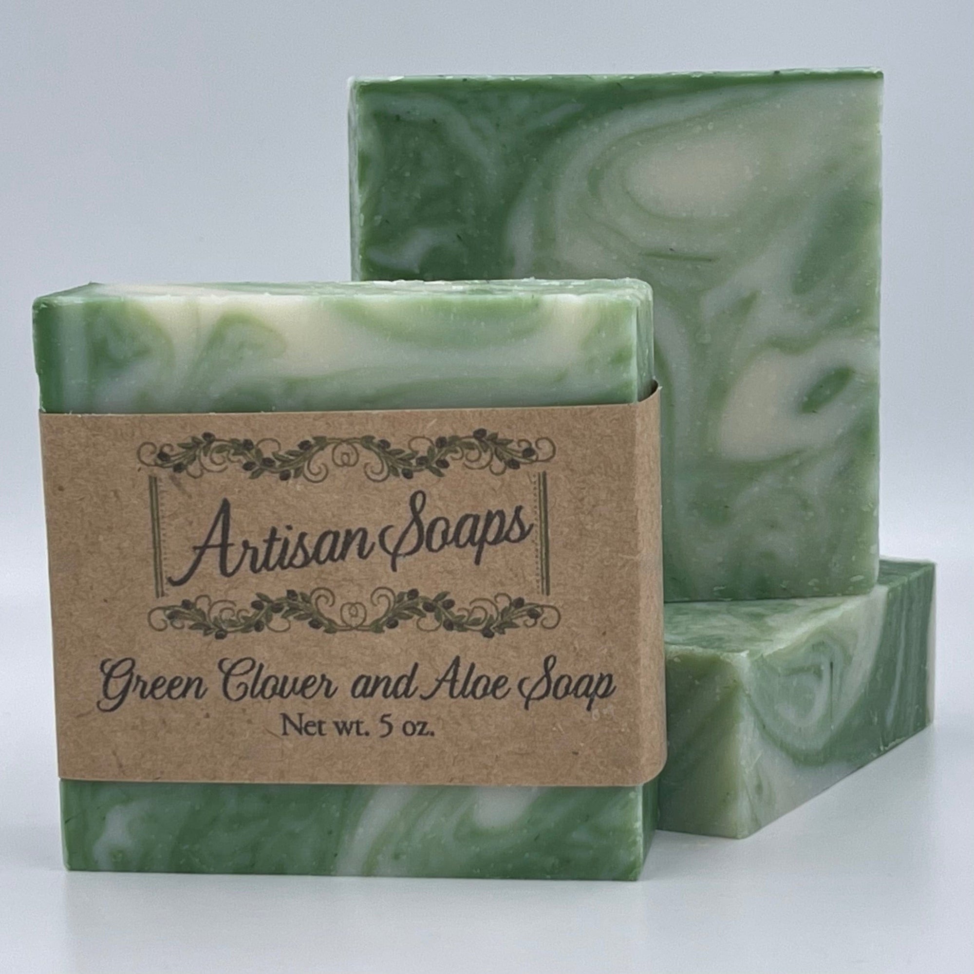 Green Clover and Aloe Soap