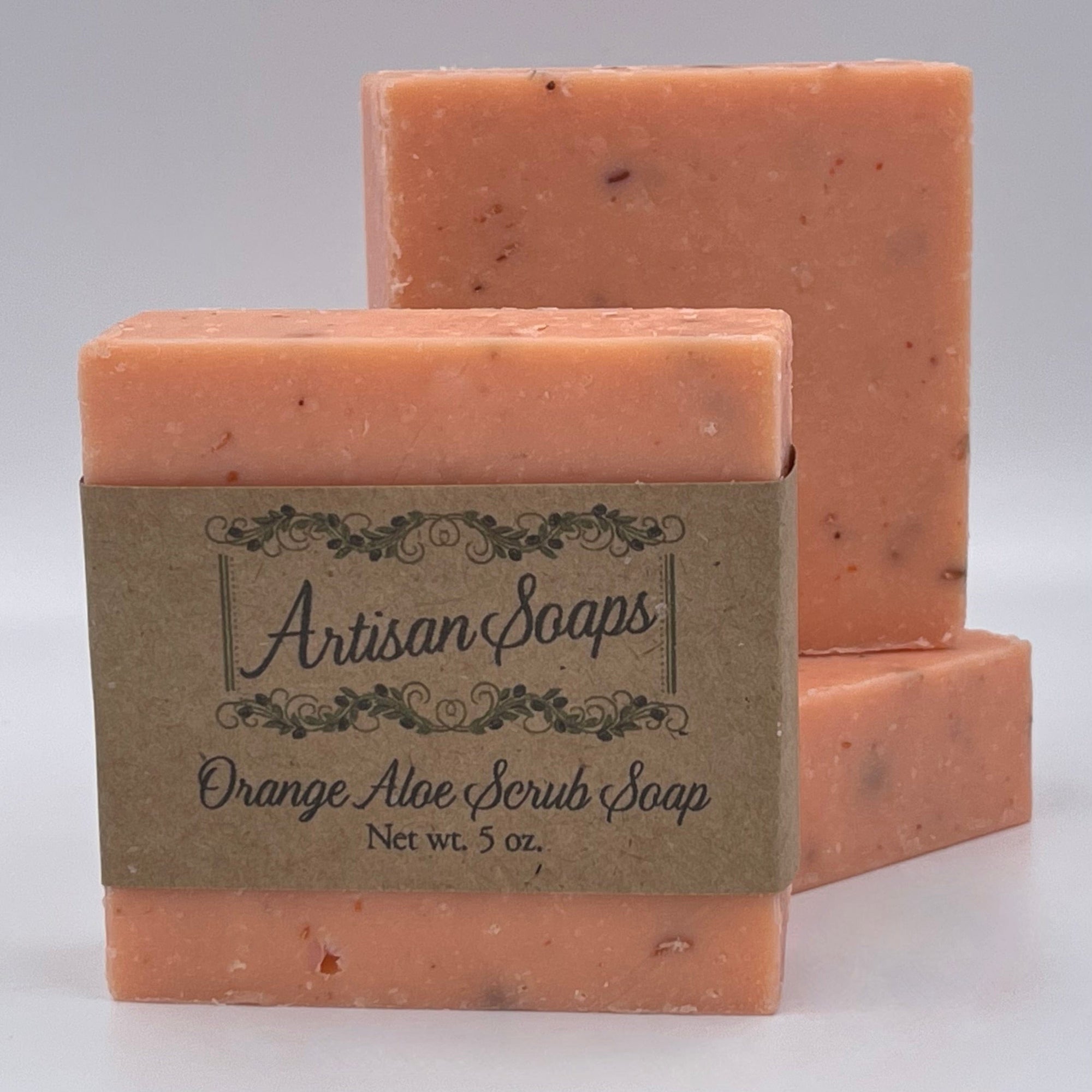 Orange Aloe Scrub Soap