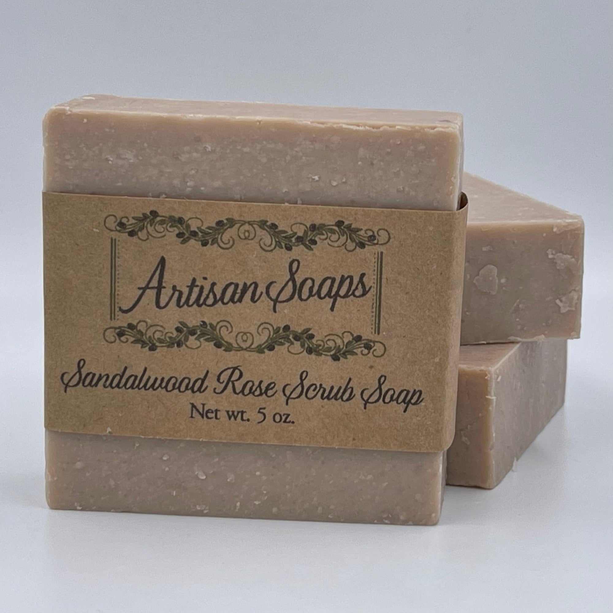 Sandalwood Rose Scrub Soap