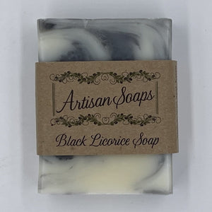 Black Licorice Soap Bar - Artisan Soaps
