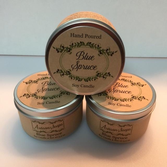 Blue Spruce Candle - Artisan Soaps