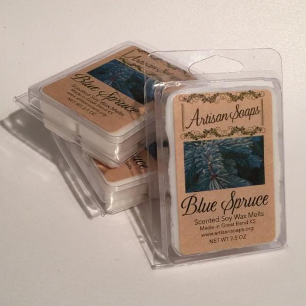 Blue Spruce Soy Wax Melt - Artisan Soaps