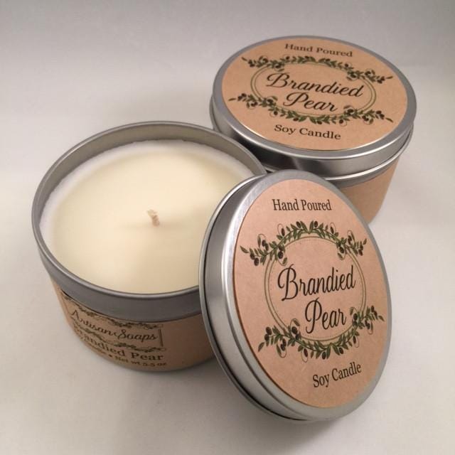 Brandied Pear Candle - Artisan Soaps