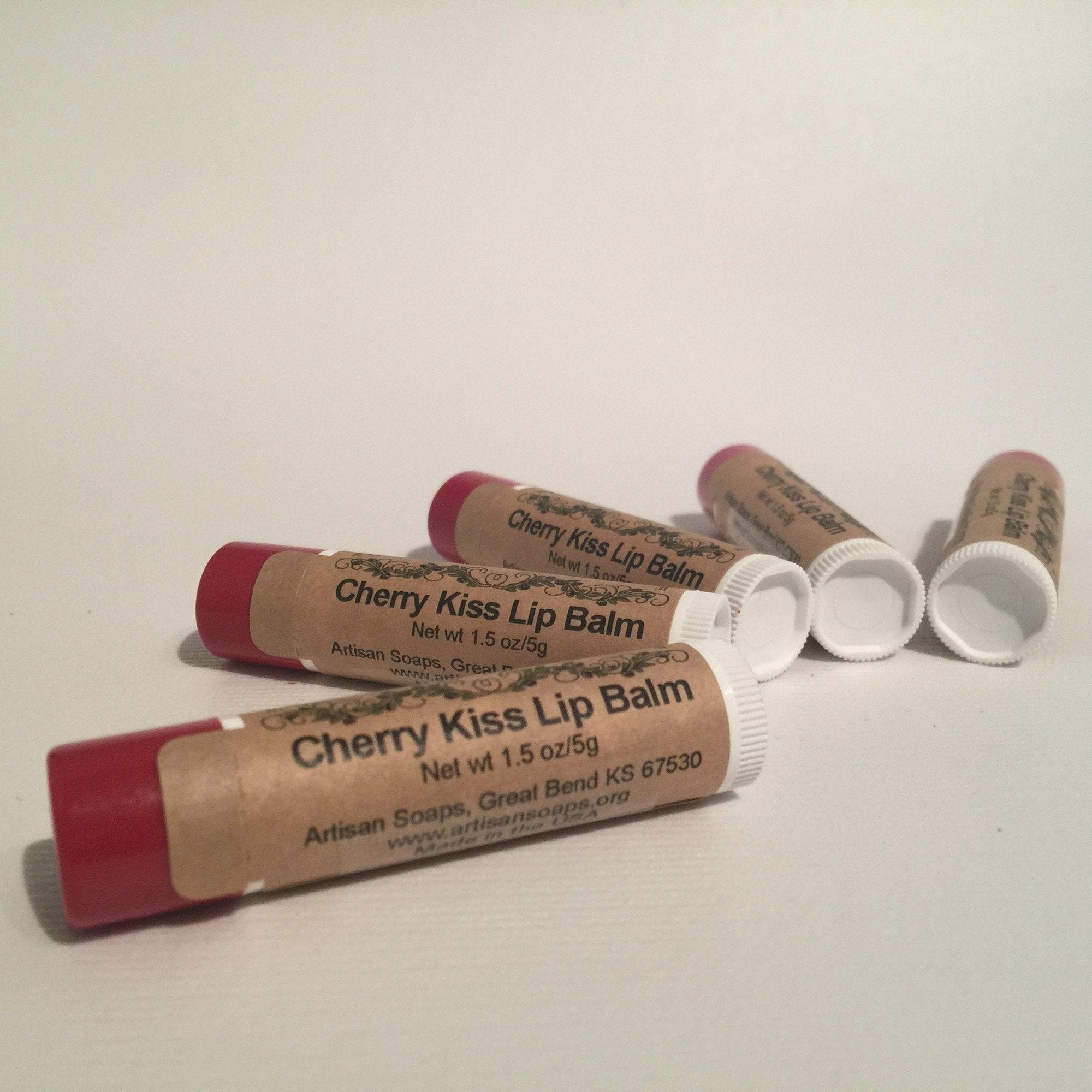 Cherry Kiss Lip Balm - Artisan Soaps