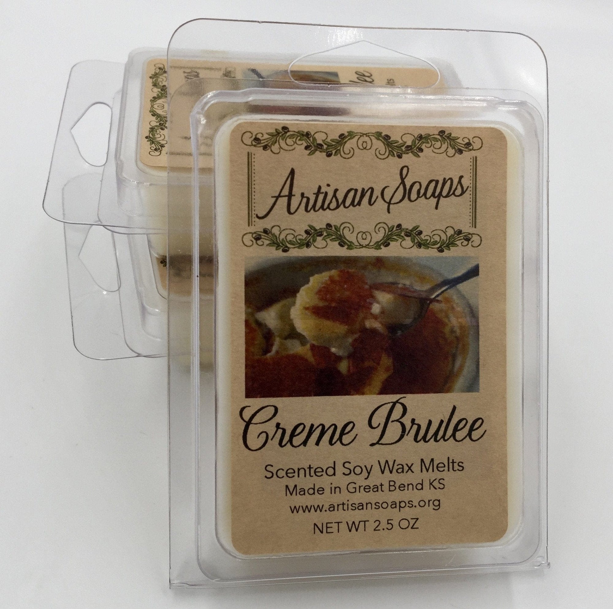 Creme Brulee Soy Wax Melt - Artisan Soaps