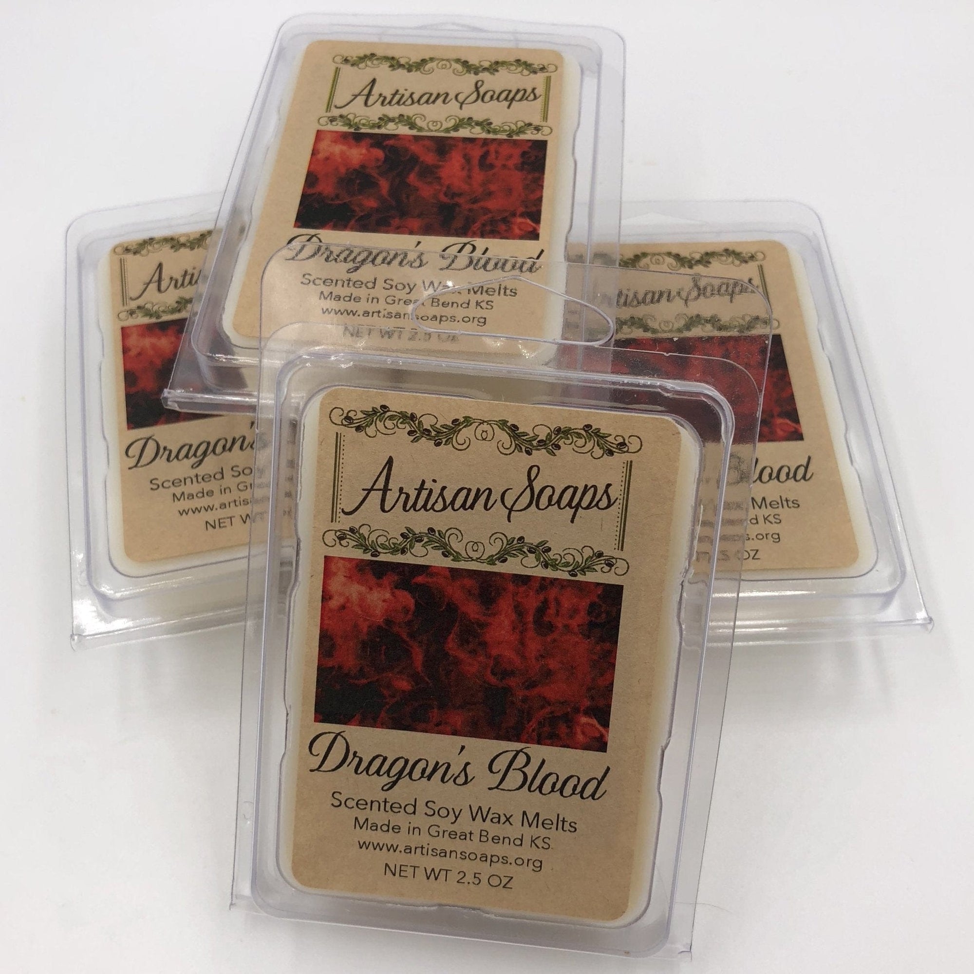 Dragon's Blood Soy Wax Melt - Artisan Soaps