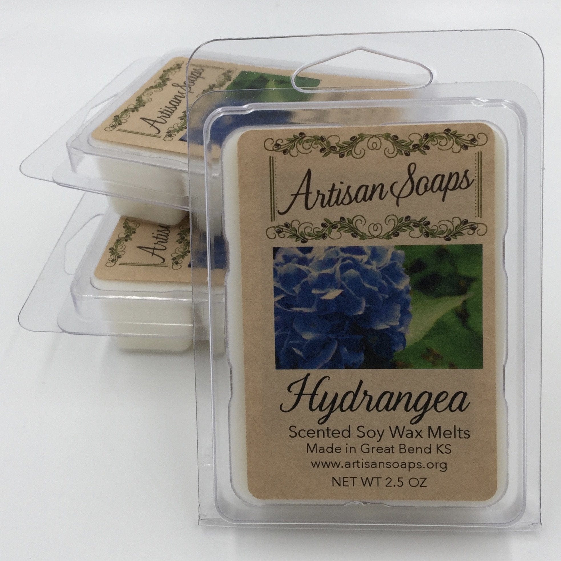 Hydrangea Soy Wax Melt - Artisan Soaps