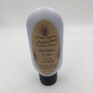Lavender Shea Butter & Aloe Lotion - Artisan Soaps