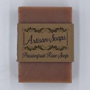 Passionfruit Rose Soap Bar - Artisan Soaps