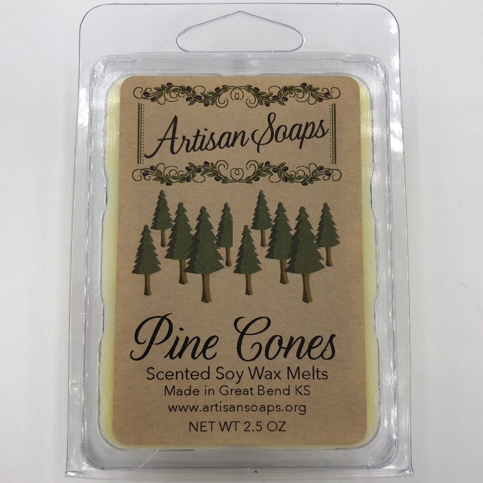 Pine Cones Soy Wax Melt - Artisan Soaps