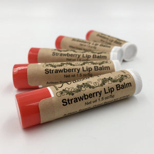 Strawberry Lip Balm - Artisan Soaps